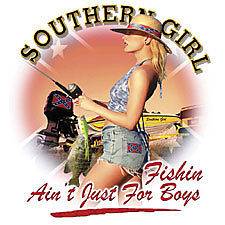 Dixie T Shirt Southern Girls Huntin Aint Just For Boys
