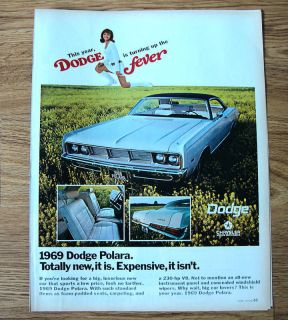 1969 Dodge Polara Ad Dodge Fever
