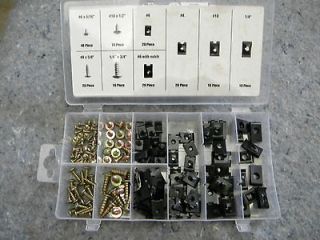   Clips and Screws An Assortment Of 170 Pieces (Fits Dodge A100 Pickup