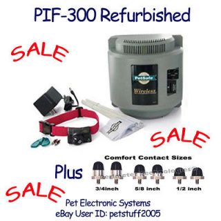 PETSAFE WIRELESS DOG FENCE CONTAINMENT SYSTEM REFURB SALE PIF300 PIF 