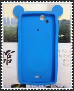 Blue Panda Dog Ear LT15i Back Cover Case for SONY Xperia Arc S Lt18i 