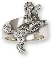 Playful Poodle Ring Jewelry Sterling Silver PD58 R