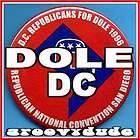 1996 DOLE Washington D.C. Convention DELEGATION Campaign Button Pin 