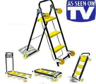   Purpose Trolley   4 in 1   Step Ladder / Hand Truck / Car / Dolly Mode