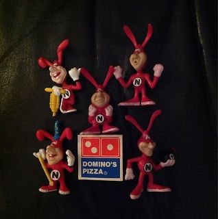 Dominoes Pizza Avoid The Noids 1987 89 Action Figures.5/7 In The Set 
