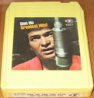 DON HO AND THE ALIIS GREATEST HITS TESTED VINTAGE 8 TRACK RARE 