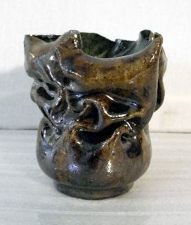 Antique Authentic George Ohr Art Pottery Vase