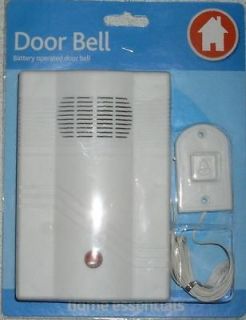 BATTERY OPERATED DOOR BELL / CHIME & BELL PUSH BNIB