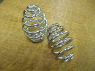 PAIR HEAVY DUTY 3 SEAT SPRINGS, SOLO SPRING SEAT, VINTAGE, BOBBER 