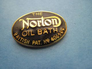 NORTON OIL BATH MOTORCYCLE    Hat pin