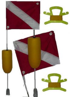 Scuba Dive Flag and Float 2 piece with optional line & handle marker 