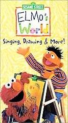 Elmos World   Singing, Drawing More VHS, 2000