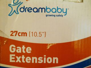 Dream Baby EXTRA TALL 10.5 Extension (No Gate) White