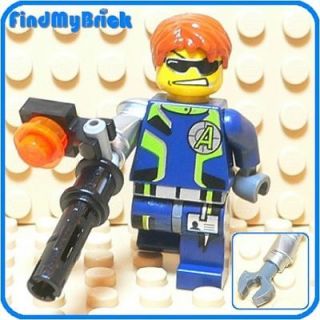 M739 Lego Custom Agents Villain with Claw & Blaster Arm