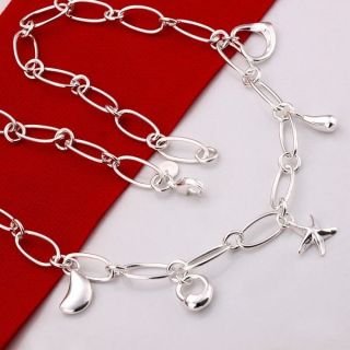 silver bean necklace in Fine Jewelry