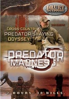   MADNESS vol 5 ~ Coyote Bobcat Fox Hunting DVD ~ Drury Outdoors