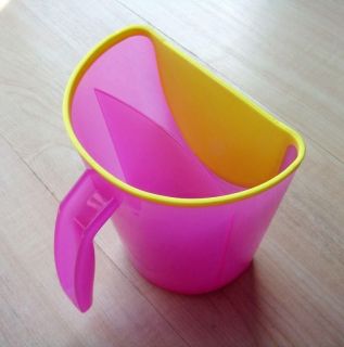 Baby Soft Flexible Edge Shampoo Shield Rinse Cup Pink
