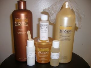Mizani Butter Blend Sensitive Scalp RELAXER + Phormula 7 shampoo 