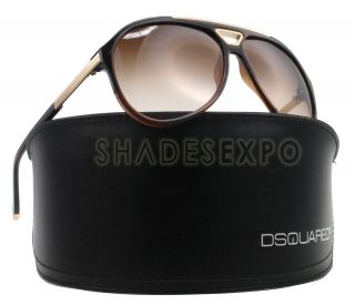 NEW Dsquared2 Sunglasses DQ 0076 BROWN 56F DQ0076 AUTH