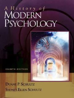 History of Modern Psychology with InfoTrac by Duane P. Schultz and 