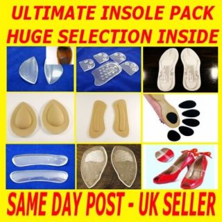 Shoe Insoles Inserts High Heels Ball Arch Lifts Loose Shoes Anti Slip 