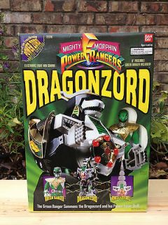 MIGHTY MORPHIN POWER RANGERS   GREEN DRAGONZORD   MINT   SEALED SINCE 