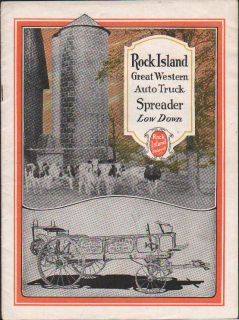 Early Rock Island Horse Drawn Manure Spreader Brochure Leaflet