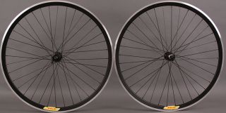 New Shimano 105 36 Hole Velocity Deep V Black Road Bike Wheels 