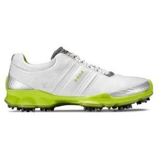 Ecco Mens Biom Hydromax Golf Shoes White/Lime 45 11 11.5 Fred Couples 