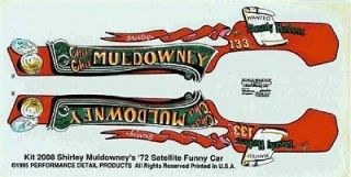 Cha Cha Muldowney Satellite F/C S Muldowney Drag decal