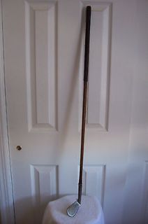 ANTIQUE VERY OLD WOOD SHAFT GOLF CLUB 1800S 1900S