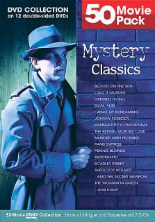 Mystery Classics 50 Movie Pack DVD, 2004, 12 Disc Set