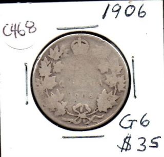 1906 Canadian 50 Cents, ICCS Graded VG 8, C1581