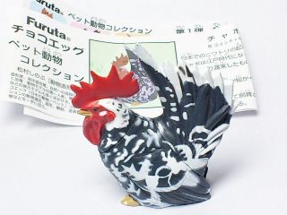 BANTAM POULTRY choco egg animal pet mini figure model Japan gift 