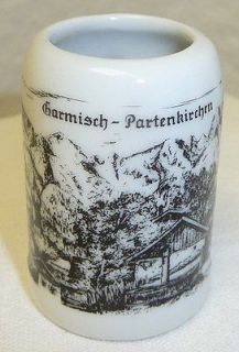 Vintage Garmisch Partenkirchen Bavaria Germany Mini Mug Stein Tankard