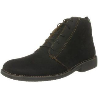 El Naturalista Mens Gents Wax Night N624 Black Leather Shoe Boot