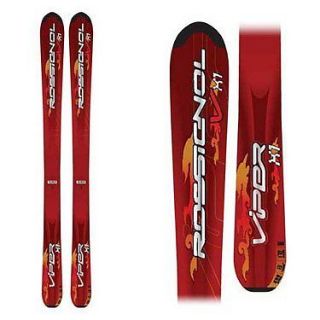 Rossignol Viper X1 Youth Downhill Skis Red Junior Kids 93cm 93 cm Free 