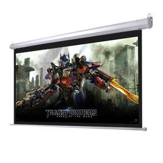 92 169 Motorized Electric Projector Projection Screen 80x45 Remote 