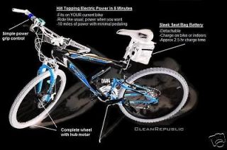 Front electric bike hub motor conversion kit + battries