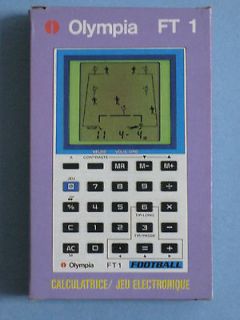 OLYMPIA GAME CALCULATOR FOOTBALL LICENSED CASIO GAME SG 12 BRAND NEW
