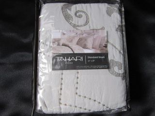 TAHARI Home Quilted Standard Pillow Sham   NIP   trusted seller