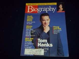 1998 JUL BIOGRAPHY MAGAZINE TOM HANKS   I 8630