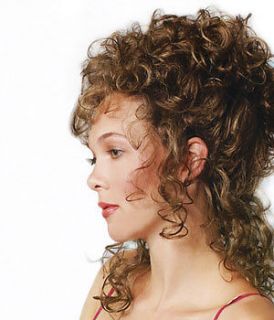   LADY WIG GIBSON GIRL SOFT BANG CURLY MARIE ANTOINETTE QUEEN ELIZABETH