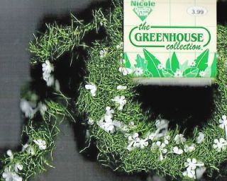 Roll of Wired Moss/Gypsophil​ia Mini Flower Garland Craft Supply