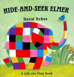Hide and Seek Elmer by David McKee 1998, Hardcover Mixed Media