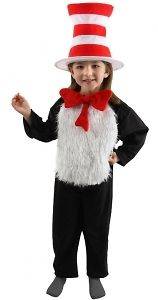Elope Child Deluxe The Cat In The Hat Halloween Costume Dress Up Dr 