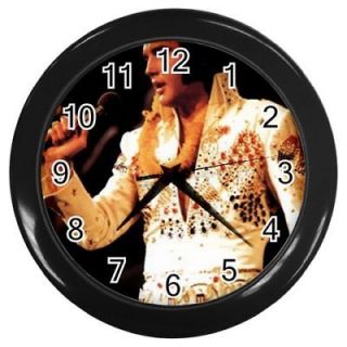 Elvis Presley 7 Round Wall Clock Black GIFT DECOR COLL