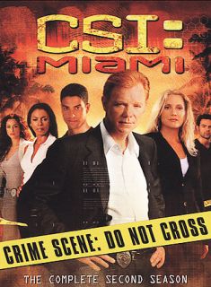CSI Miami   The Complete Second Season DVD, 2005, 7 Disc Set