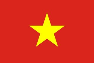 Socialist Republic of Vietnam National Flag or Emblem Iron On T Shirt 