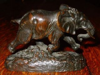Antique Miniature bronze Elephant Bayre Barbedienne   ​14437